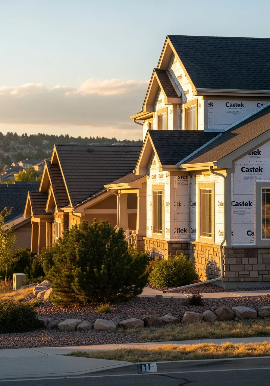 Professional exterior work on a Castle Rock property showing attention to detail and quality finishing.